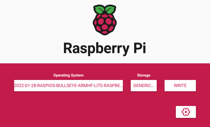 flash the Raspberry Pi