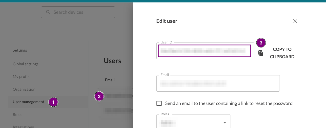 Get the User ID